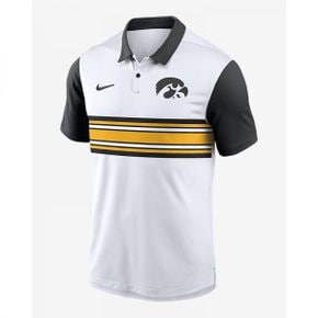 Iowa Hawkeyes Primetime Campus 베이퍼 맨즈 나이키 드라이핏 컬리지 폴로 카라티 CLF24PO00HTB