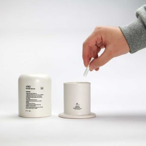 도자기 재떨이 오브제 ANAheim Porcelain Ash-Pot Ivory
