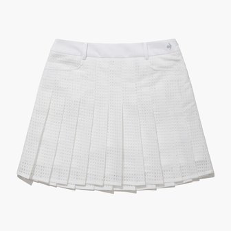 르꼬끄골프 [여주점] 여성 우븐 메쉬 스커트 GQ122LSK36 WHTE