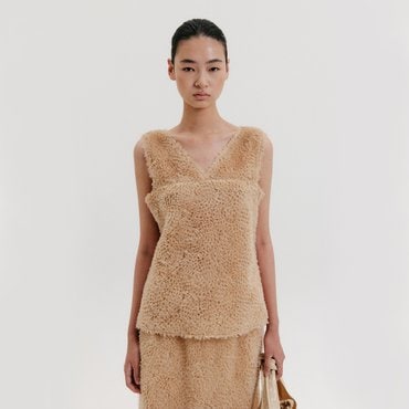 EENK V-Neck Sleeveless - Beige