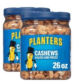 [해외직구] Planters 플랜터스 캐슈 하프 앤 피스 737g 2팩