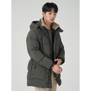 *23%적립*[30%OFF]캐주얼 미들 구스다운 아우터  카키 (BC3Y38C31H)