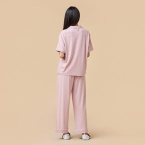 여 소프트 스트레치 10부 파자마 세트(NAVY / PINK / CHARCOAL)