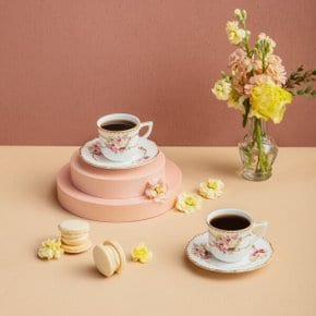 본차이나 로즈 클라라 에스프레소4p