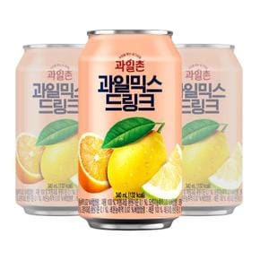 과일촌 과일믹스 드링크 340ml x 24캔 (S13873848)