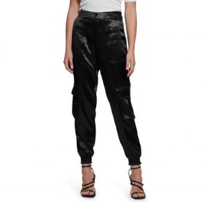 4249871 GUESS Soundwave Textured Satin Cargo Pants