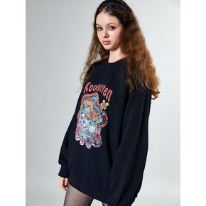 Koolkittens Mushroom Sweatshirt (BLACK)