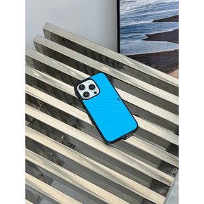 logo glass bumper case [Sky]