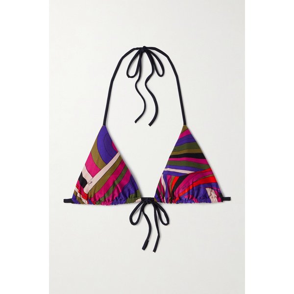 프린트 트라이앵글 비키니 탑 46376663162932329