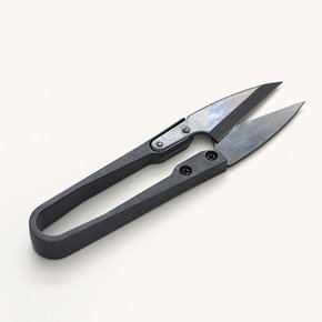 소잉데일리_무광 블랙 쪽가위 부자재 플라스틱 손잡이