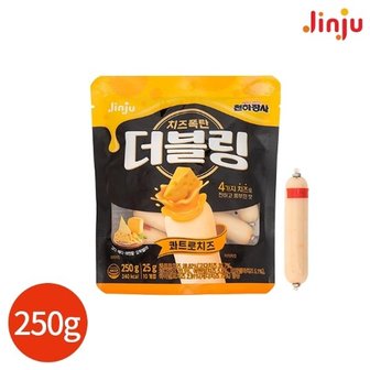 진주햄 진주 천하장사 더블링 콰트로치즈 250g (25g x 10개입)