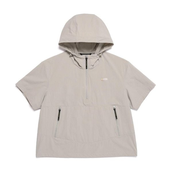 [여주점] N252UFT141 아델리 경량 우븐반팔 아노락 AGATE GREY