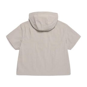 [여주점] N252UFT141 아델리 경량 우븐반팔 아노락 AGATE GREY