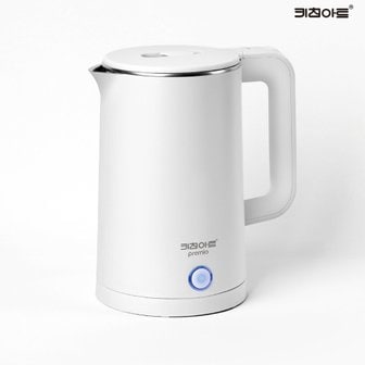 키친아트 프리미오 스텐레스304 화이트 이중단열 보온주전자 1.8L 전기주전자