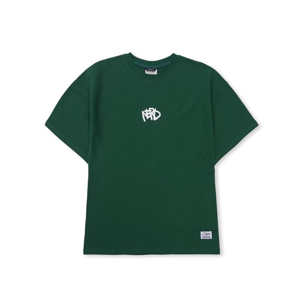 Nerd Semi-oversized T-shirts Green