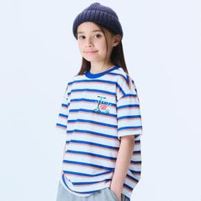 KIDS RIDER_스트라이프 소로나 반팔티 (NK9EF2602U)