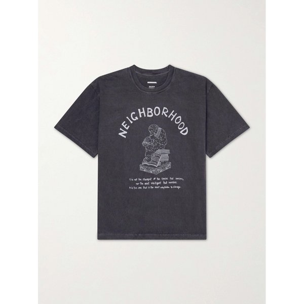 네이버후드 프린트 코튼 저지 티셔츠 46376663163075035