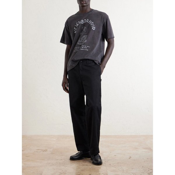 네이버후드 프린트 코튼 저지 티셔츠 46376663163075035