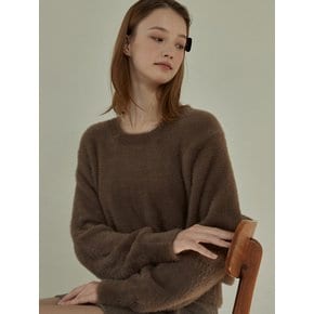 j1080 hairy knit (brown)