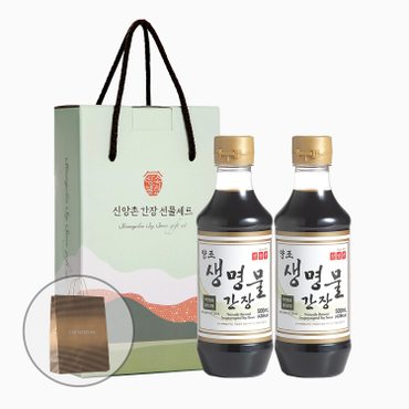 신앙촌 [쇼핑백 증정] K 2호 양조간장 선물세트