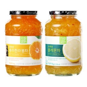 초록원 제주한라봉차 1kg +꿀레몬차 1kg