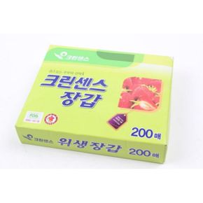 크린세스 위생장갑 200매 비닐장갑 일회용장갑 잡화