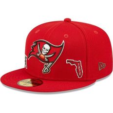 [해외] 844775 NFL [탬파베이 버커니어스] Identity 59FIFTY Fitted Hat Red