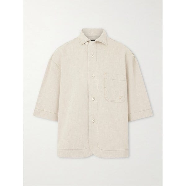 코튼 헤미프 블렌드 데님 셔츠 46376663162968019