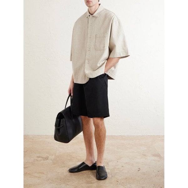 코튼 헤미프 블렌드 데님 셔츠 46376663162968019