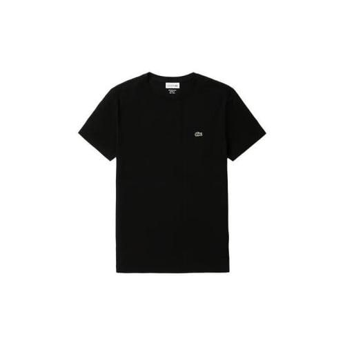 라코스테 피마 코튼 저지 크루넥 티셔츠 TH6709031 BLACK DOM