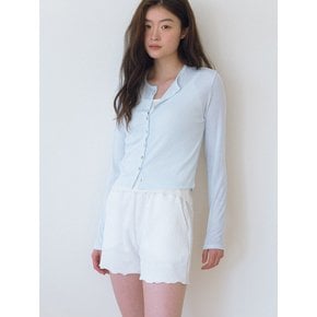 Soft Rayon Cardigan - Sky blue