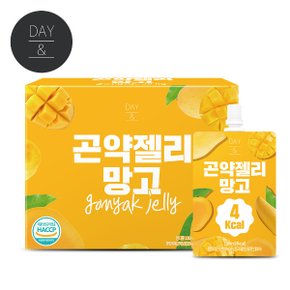 데이앤 망고 곤약젤리 130ml x 10포 1박스(총10팩)