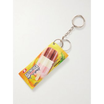 발렌시아가 스낵 프린트 가죽 파우치 키링 46376663163024629