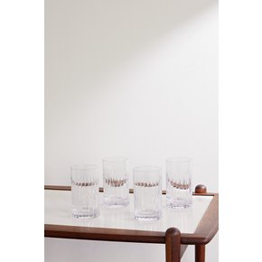 Roebling Set of Four Highball Glasses