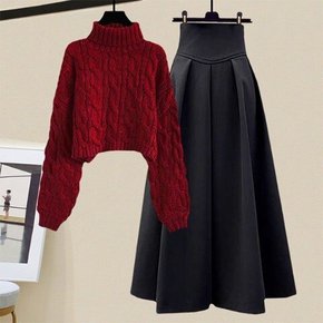 연말모임룩 크리스마스룩 레드벨투피스