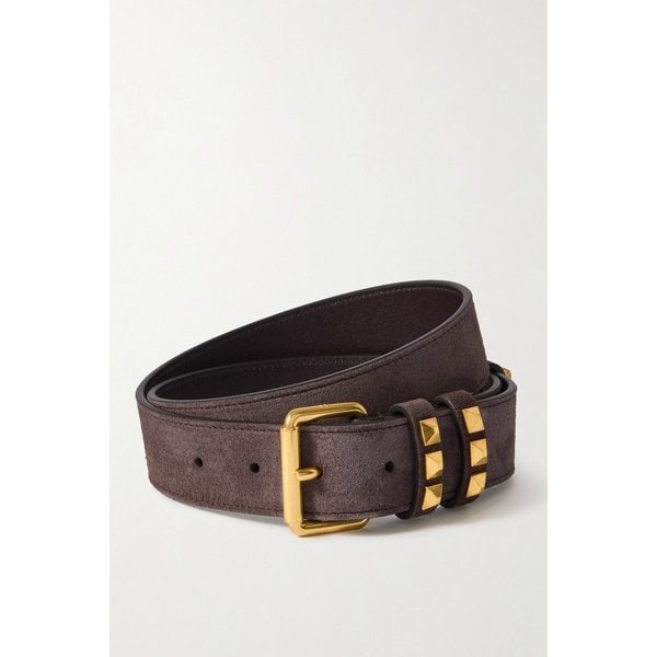 장식 스웨이드 벨트 브라운 46376663162984946