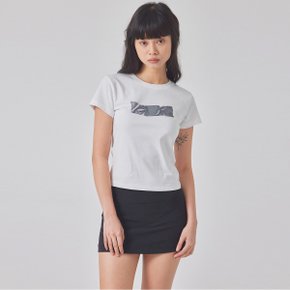 [TOPGIRL] TAPE-PRINTED T-SHIRT_T416TP104(WH)