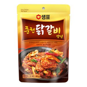 제이큐 샘표 춘천 닭갈비 양념 180g X ( 3매입 )