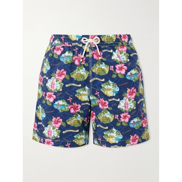 하트퍼드 스트레이트 레그 미드 렝스 프린트 스윔 쇼츠 46376663163009455