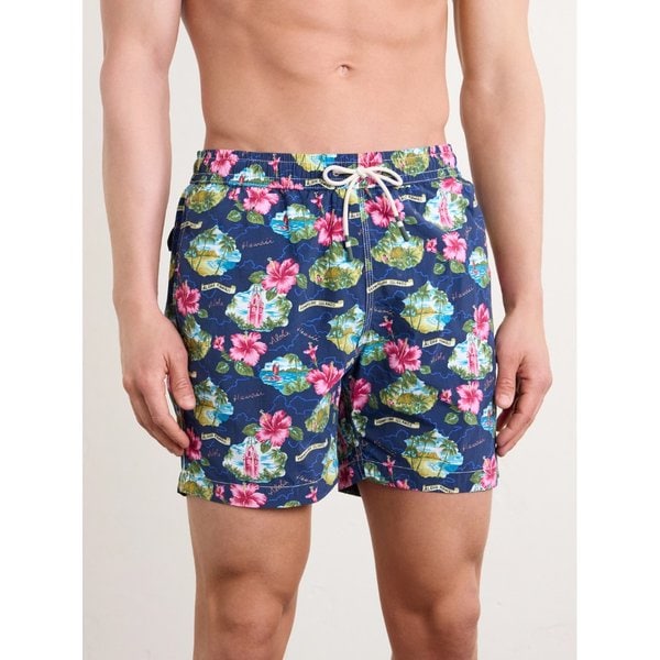 하트퍼드 스트레이트 레그 미드 렝스 프린트 스윔 쇼츠 46376663163009455