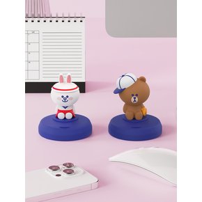 스포츠 클럽 데스크 폰 스탠드 (LINE FRIENDS Sports Club Desk Phone Stand)