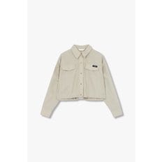 GCUT [지컷25S/S]라벨 포인트 스트링 헴 셔츠(7255160301)