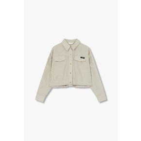 [지컷25S/S]라벨 포인트 스트링 헴 셔츠(7255160301)