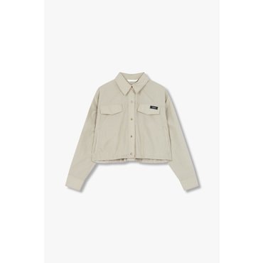 GCUT [지컷25S/S] 라벨 포인트 스트링 헴 셔츠(7255160301)