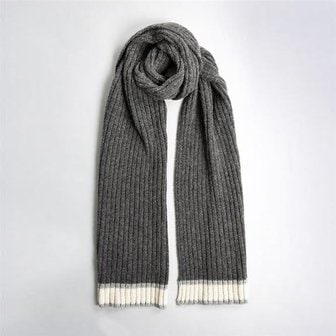 펄튼 [Dents] Knitted Scarf with Stripe Detail / 2 Colours / 남성머플러 / 2-2356