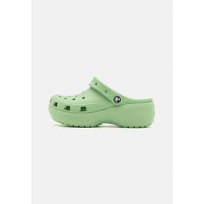 4073660 Crocs CLASSIC PLATFORM - Heeled mules fair green