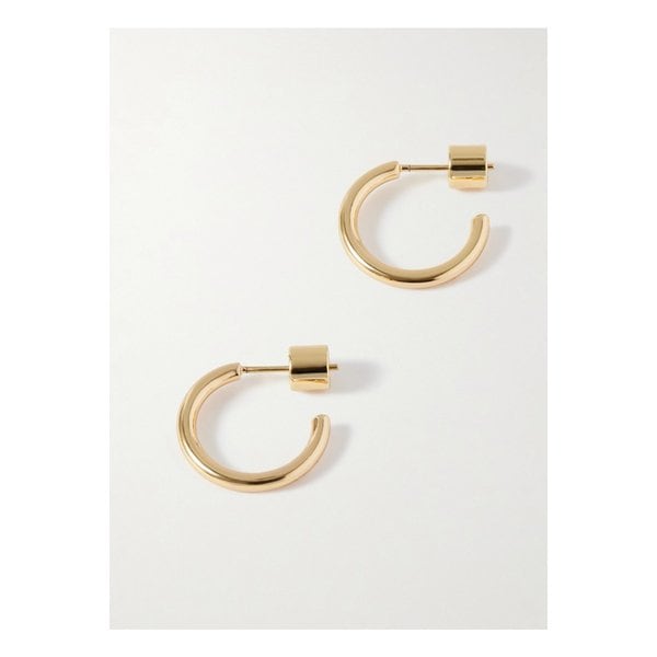 제니퍼 피셔 스레드 골드 도금 후프 이어링 1647597355010937