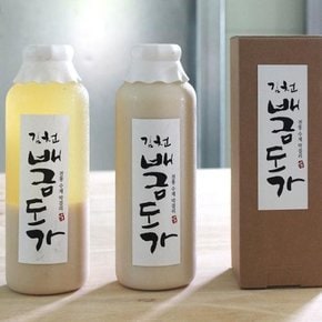 [김천 배금도가]  전통 수제 찹쌀막걸리 1000ml  (무감미료 -12도 수제막걸리)