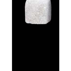 10mm White Druzy Agate Earrings [Option-귀찌 Earclip]