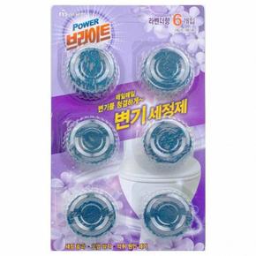 무궁화 파워 브라이트 변기 세정제 라벤더향 40g x 6개입 (S13532007)